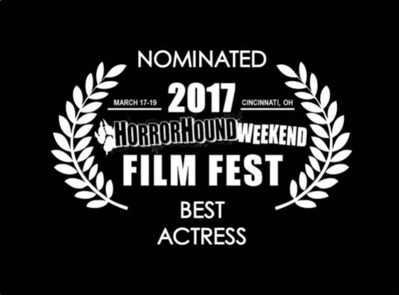 Connie's lead, Catrin Stewart, nominated for Best Actress at HorrorHound